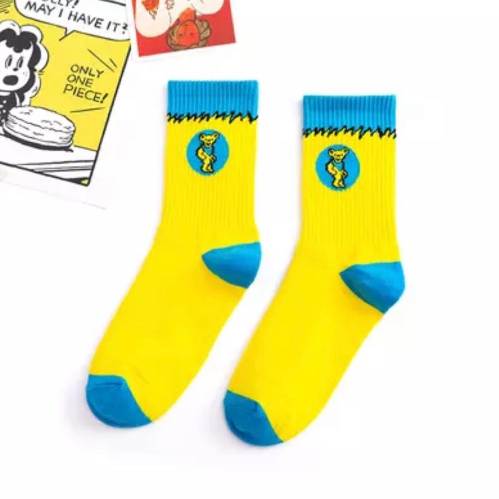 Grateful Dead Dancing Bears SB Dunk Socks